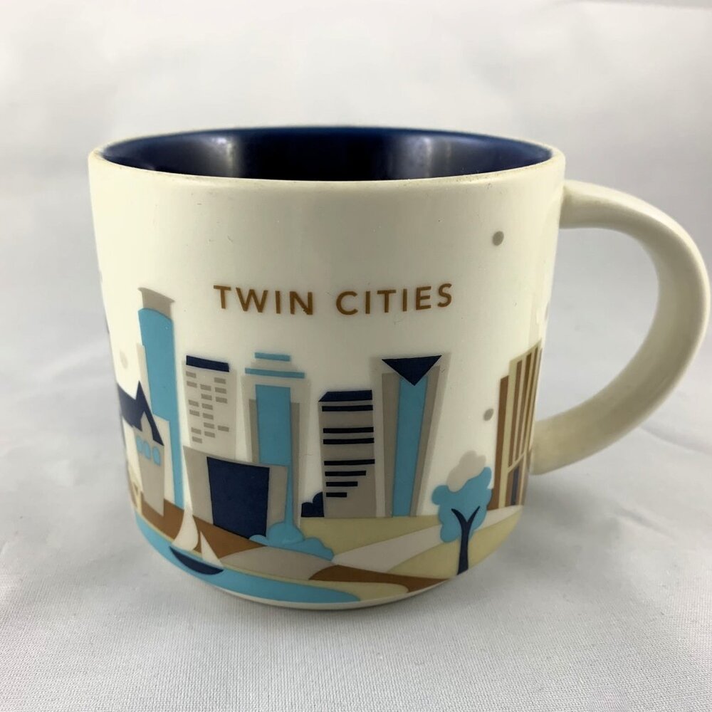 Starbucks "You Are Here" Mug - Twin Cities – 2015, Rare & Discontinued, 14 oz